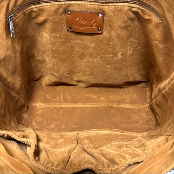 Patricia Nash Verzi Retro Colorblock Leather Patchwork Tote NWT - Picture 9 of 11